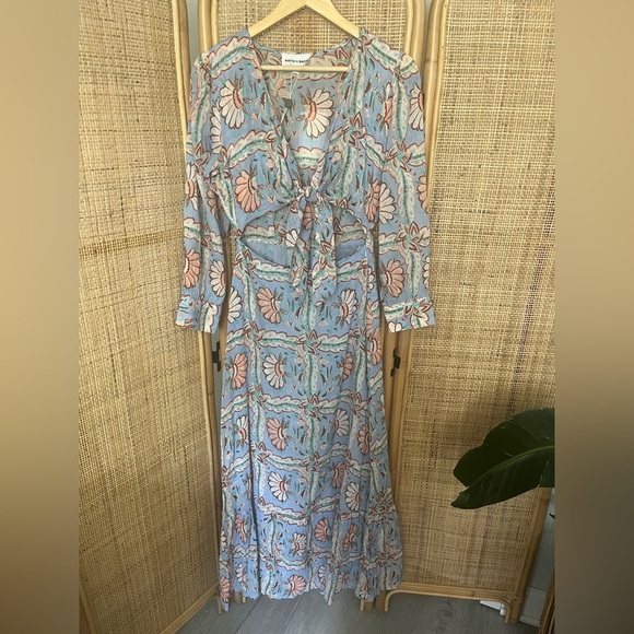 ANTIK BATIK Hupa cutout printed cotton-voile maxi dress - Picture 8 of 16